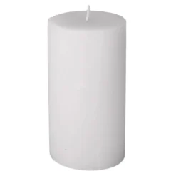 Stumpenkerze - Rustic - Ca. 7 X 13 Cm - Weiß