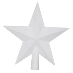 Christbaumspitze Stern - Weiß - Ca. 19,5 Cm