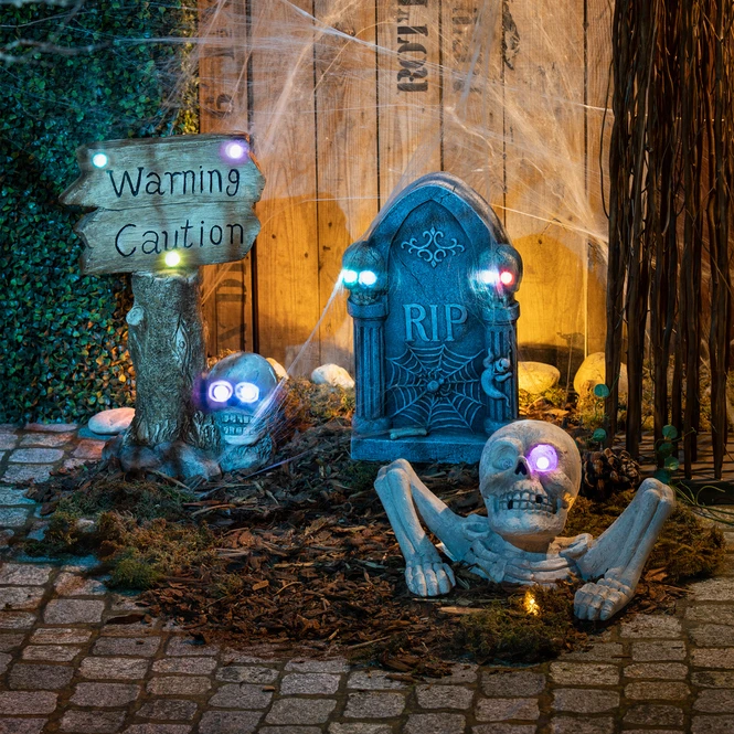 LED-Skelett - Aus Magnesia - Ca. 43,5 X 26 X 22 Cm