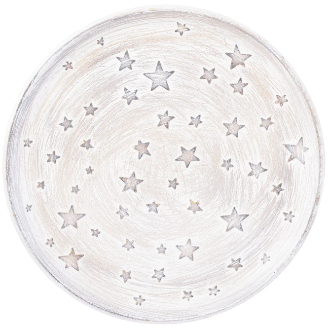 Dekoteller - Aus Holz - Ø = Ca. 50 Cm 2 Dekoteller - Aus Holz - Ø = Ca. 50 Cm – Bild 2