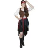 Kostüm - Seeräuberin - Für Erwachsene - 5-teilig - Verschiedene Größen