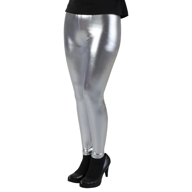 Leggings - Für Erwachsene - Silber-metallic 1 Leggings - Für Erwachsene - Silber-metallic