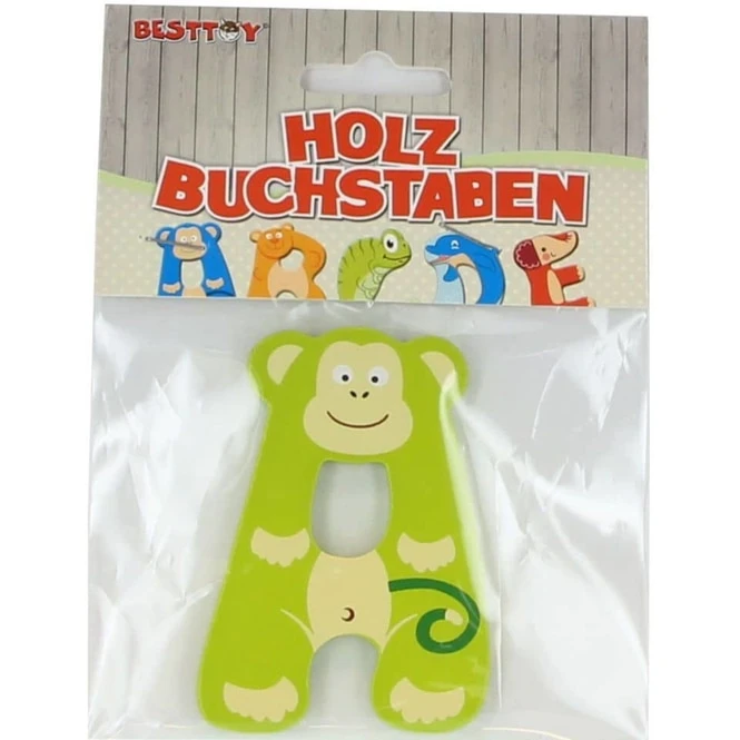 Besttoy - Holzbuchstabe - A - Grün 1 Besttoy - Holzbuchstabe - A - Grün