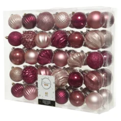 Christbaumkugeln - Magical Garden - Ø = Ca. 7 Cm - 60 Stück