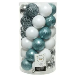 Christbaumkugeln - Winter Joy - Ø = Ca. 6 Cm - 37 Stück