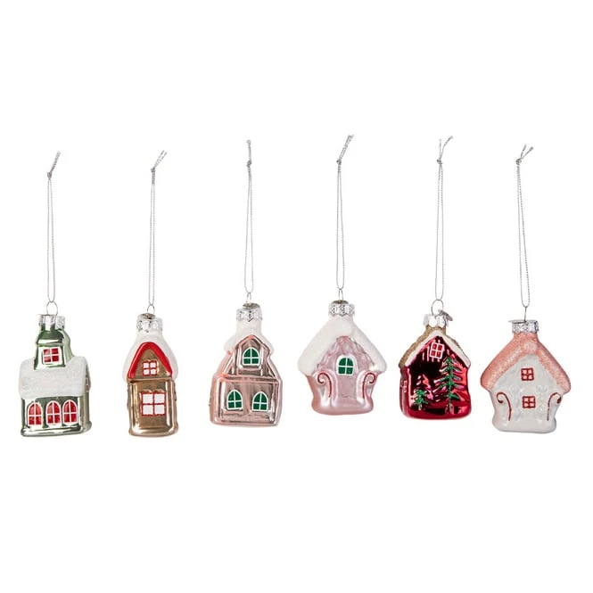 Dekohänger - Haus - Ca. 4 X 4 X 8 Cm - 1 Stück 1 Dekohänger - Haus - Ca. 4 X 4 X 8 Cm - 1 Stück
