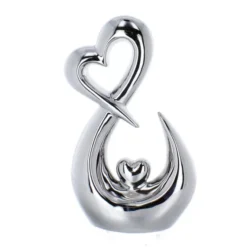 Herztropfen Silber - Ca. 16 X 7 X 27 Cm