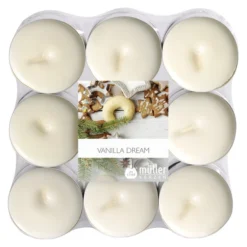 Teelichter - Ø = Ca. 4 Cm - 18 Stück - Vanille