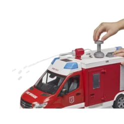 BRUDER 02680 - MB Sprinter Feuerwehrrüstwagen Mit Licht- Und Soundmodul -Geschäft Mit Allgemeiner Auswahl 247603 4001702026806 bruder sprinter feuerwehrruestwagen mit licht und sound 06