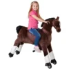 Besttoy - Plüschpferd Zum Reiten Mit Rollen - Ca. 95 Cm
