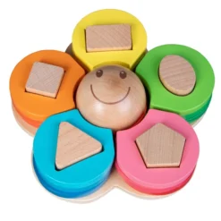 Besttoy - Steckspiel - Blume -Geschäft Mit Allgemeiner Auswahl 4016096386764 holzsteckfigur blume 01