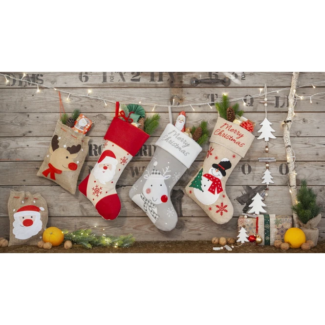 Nikolausstrumpf - Rentier - 46 Cm 2 Nikolausstrumpf - Rentier - 46 Cm – Bild 2