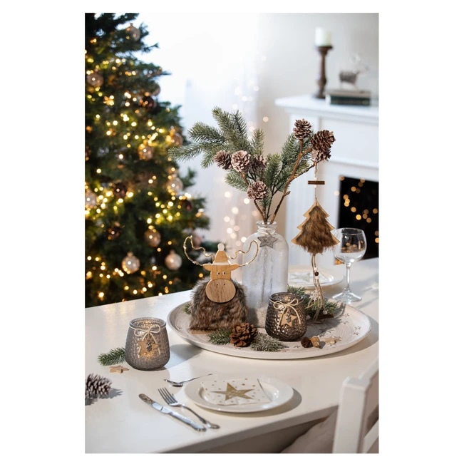 Dekoteller - Aus Holz - Ø = Ca. 50 Cm 1 Dekoteller - Aus Holz - Ø = Ca. 50 Cm